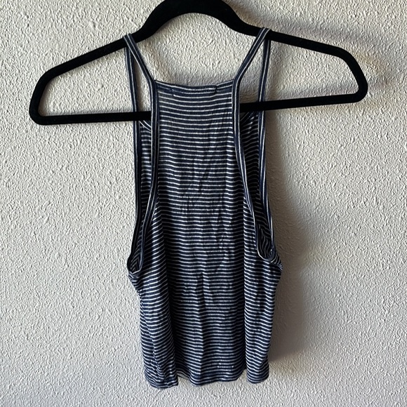 Brandy Melville Striped Tank Top blue - Picture 3 of 3